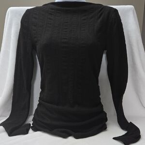 Urban Social‎ Ruched Long Sleeve Top NWT